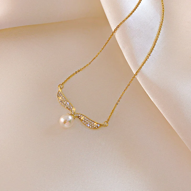 

2020 fashion fairy mermaid tail necklace for girls