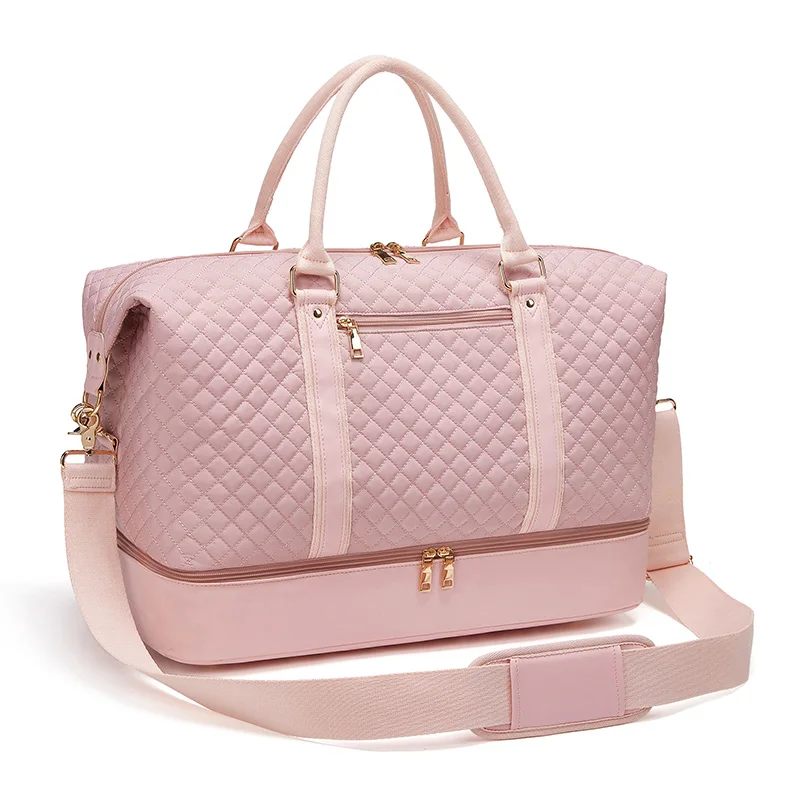 Factory Wholesale Fashion Large Capacity Weekender Handbag Luggage Casual Bags Travel Duffle Bag for Women
