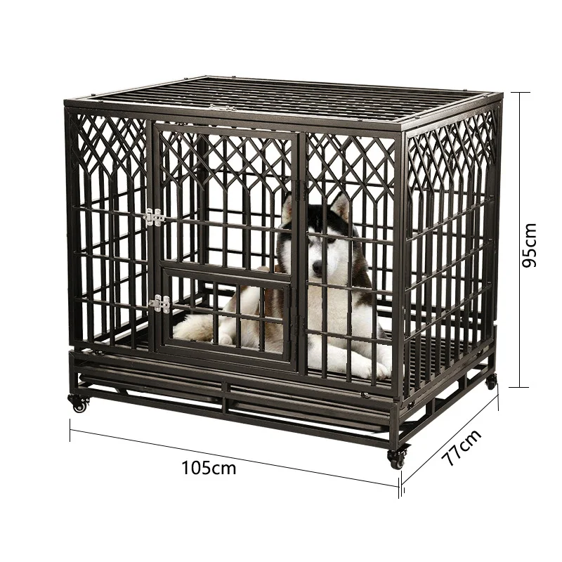 

Original factory large stainless square tube wholesale carrier portable animal Pet cage