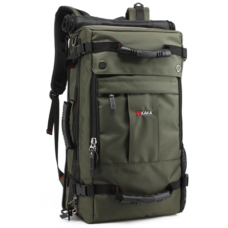 

KAKA leisure student hiking camping waterproof large-capacity backpack with lock men's travel bag backpack