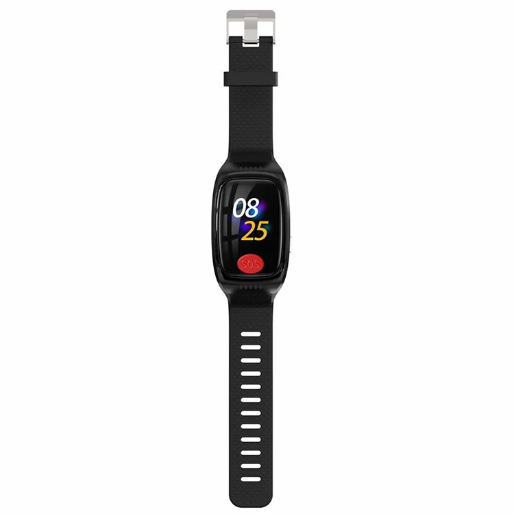 

Ramadan GPS tracking device romote monitoring Watches for elder, Black