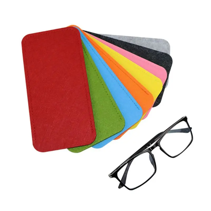 

China top selling portable glasses case 100% polyester felt