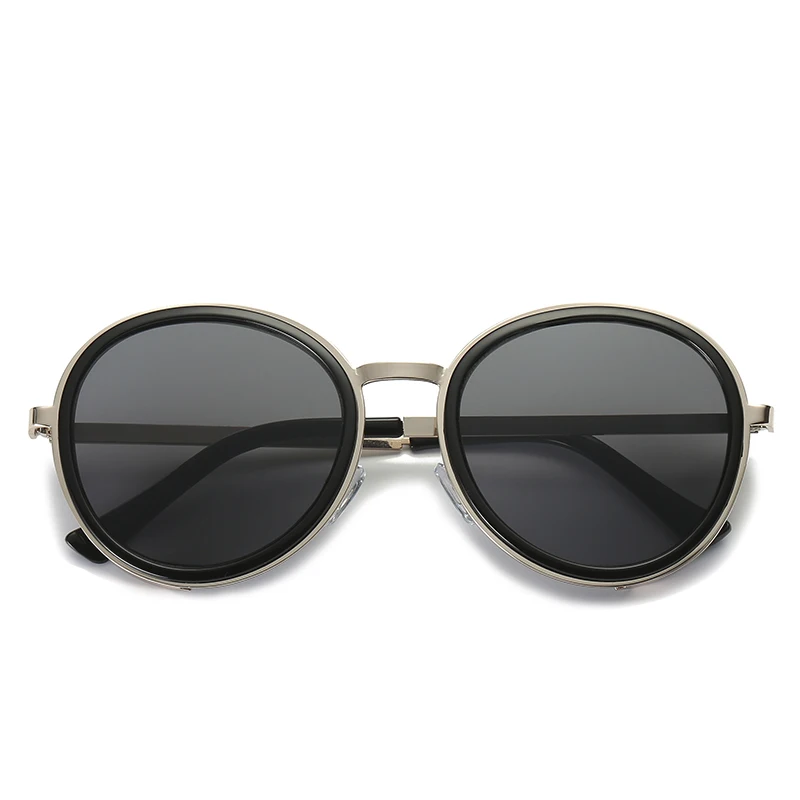 

New Arrivals Classic Design UV400 Polarized High Quality Acetate And Meta Roundl Sunglasses Women