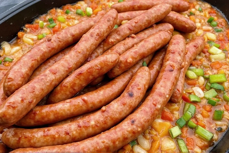Air fryer Cajun sausage bites