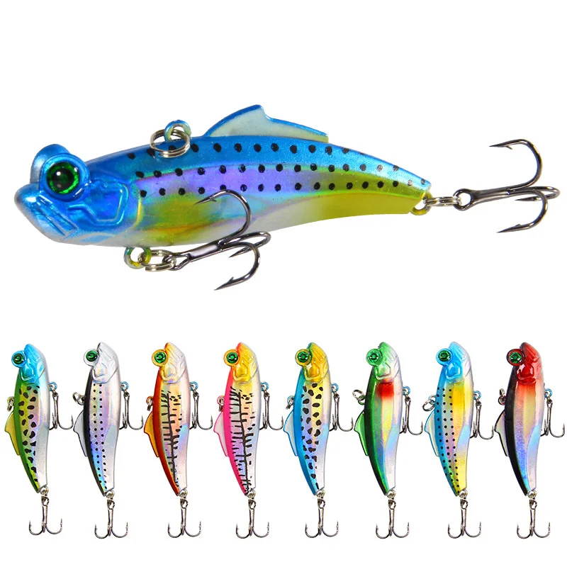 

2021 New Product 65mm Plastic Fishing Plastic Lure Vib For 7 Days Delivery, 8 colors