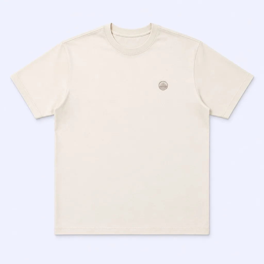 Minimal Chest Emblem T-Shirt - Front Overview