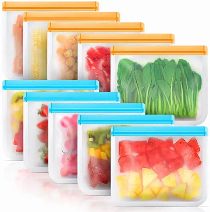 

Trends 2021 eco friendly grade reusable food storage bag pvea packaging bag food bags