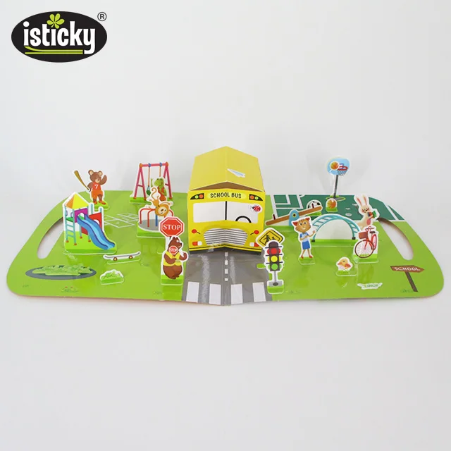 
Free sample wholesale waterproof design custom printing pop up books sticker 