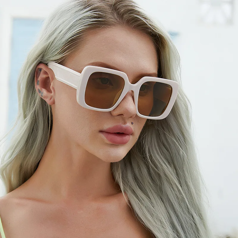 

Lbashades Trendy Retro Classic Oversized Big Square Sunglasses Mens River Women Shades Pc Sunglasses Fashion Sun Glasses 2021