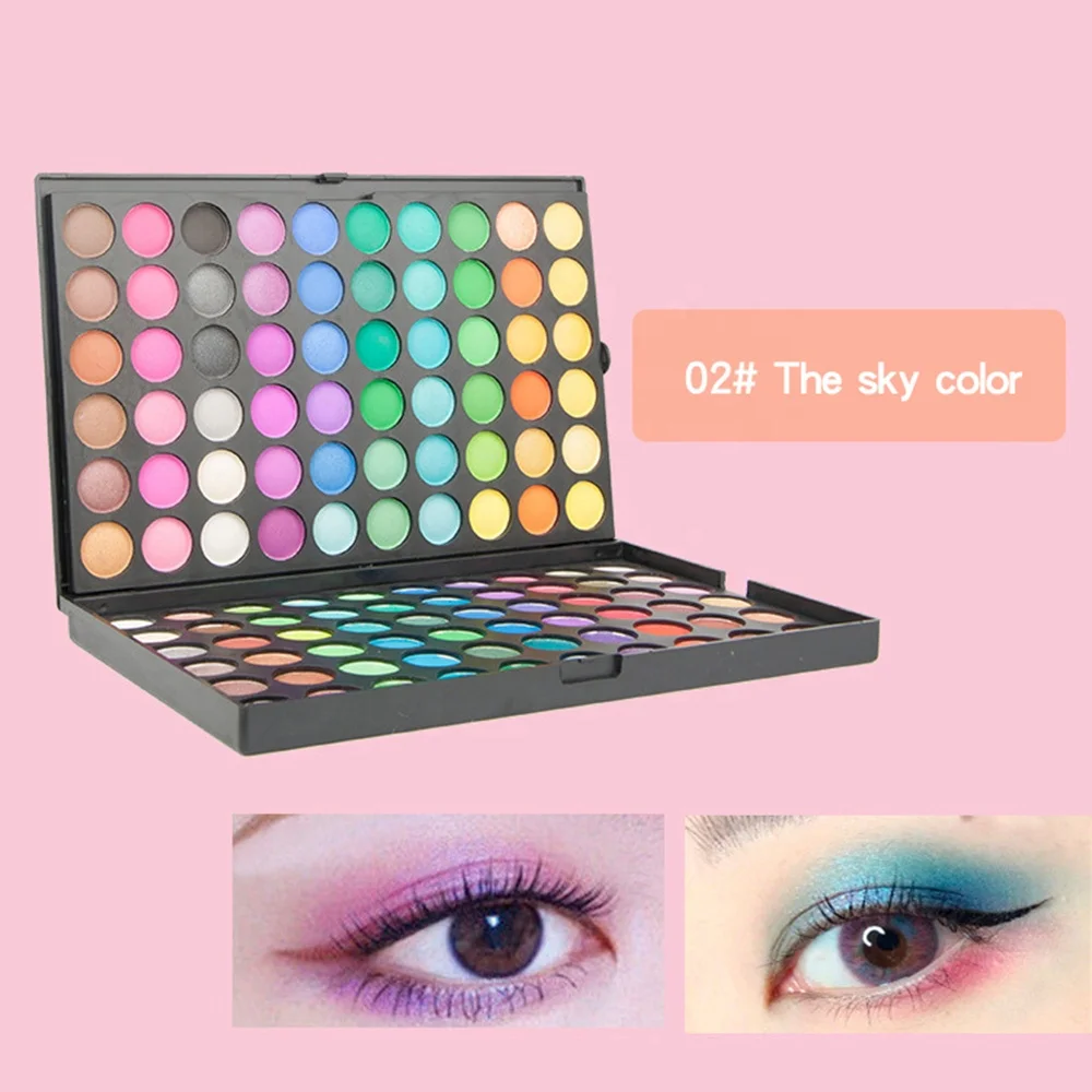 

Organic Eye Makeup No Logo Eyeshadow Pallet Private Label Waterproof 120 Colors Eyeshadow Palette