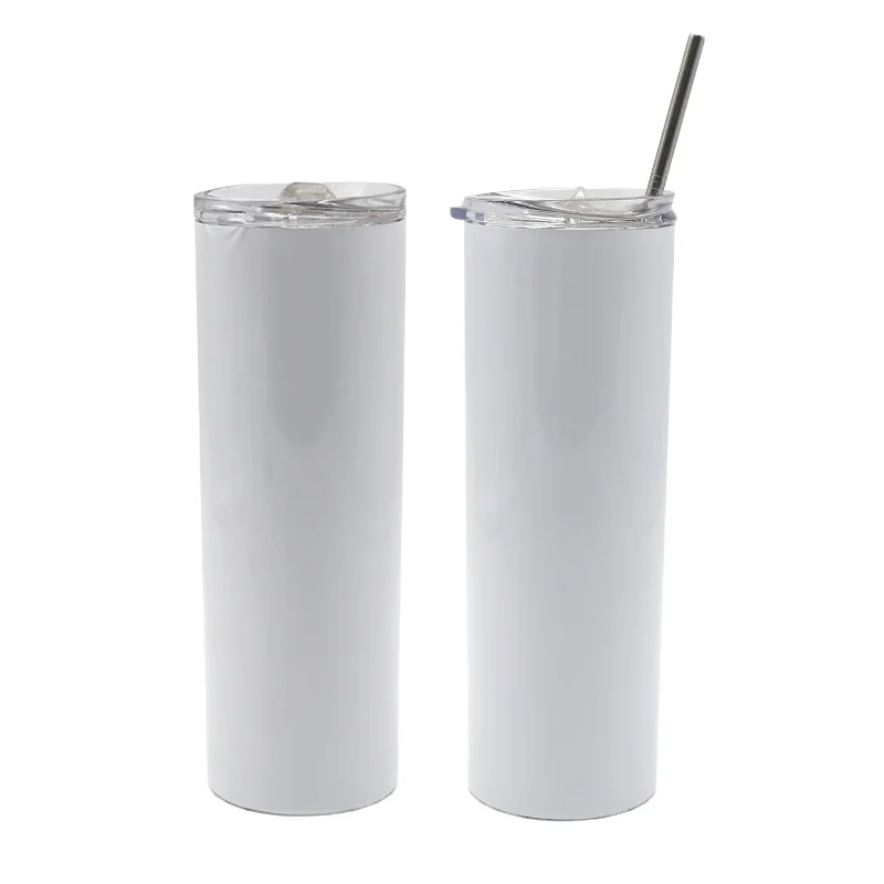 

Wholesale sublimation blanks 20oz double wall skinny vacuum insulated stainless steel sublimation tumbler cups in bulk, Multi colors available or customize