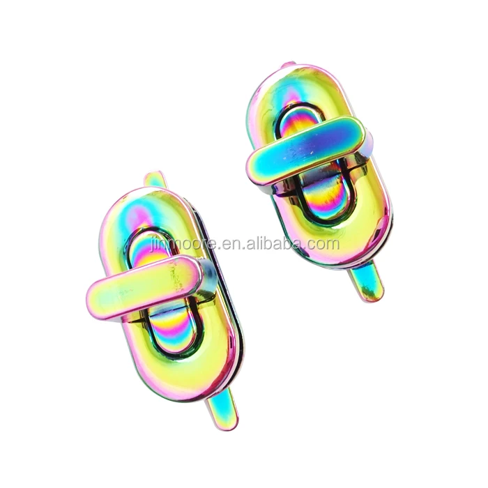 

Factory Supply Craft Case Clasp Turnlock Bag Purse Belt Twist Lock, Rose gold