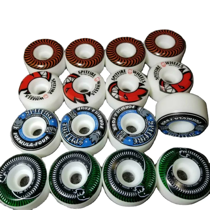 

Skateboard Wheels fire F4 Polyurethane Material High Resilience 101A Hardness Professional Skateboard Wheels wear-resis