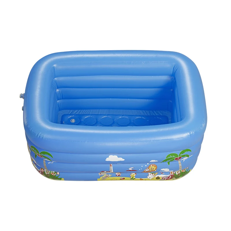 

Mirakey Custom Kids Baby Children Inflatable Swimming Pool 3 Layer Pool Summer Water Fun Play Toy, Blue/green/custom