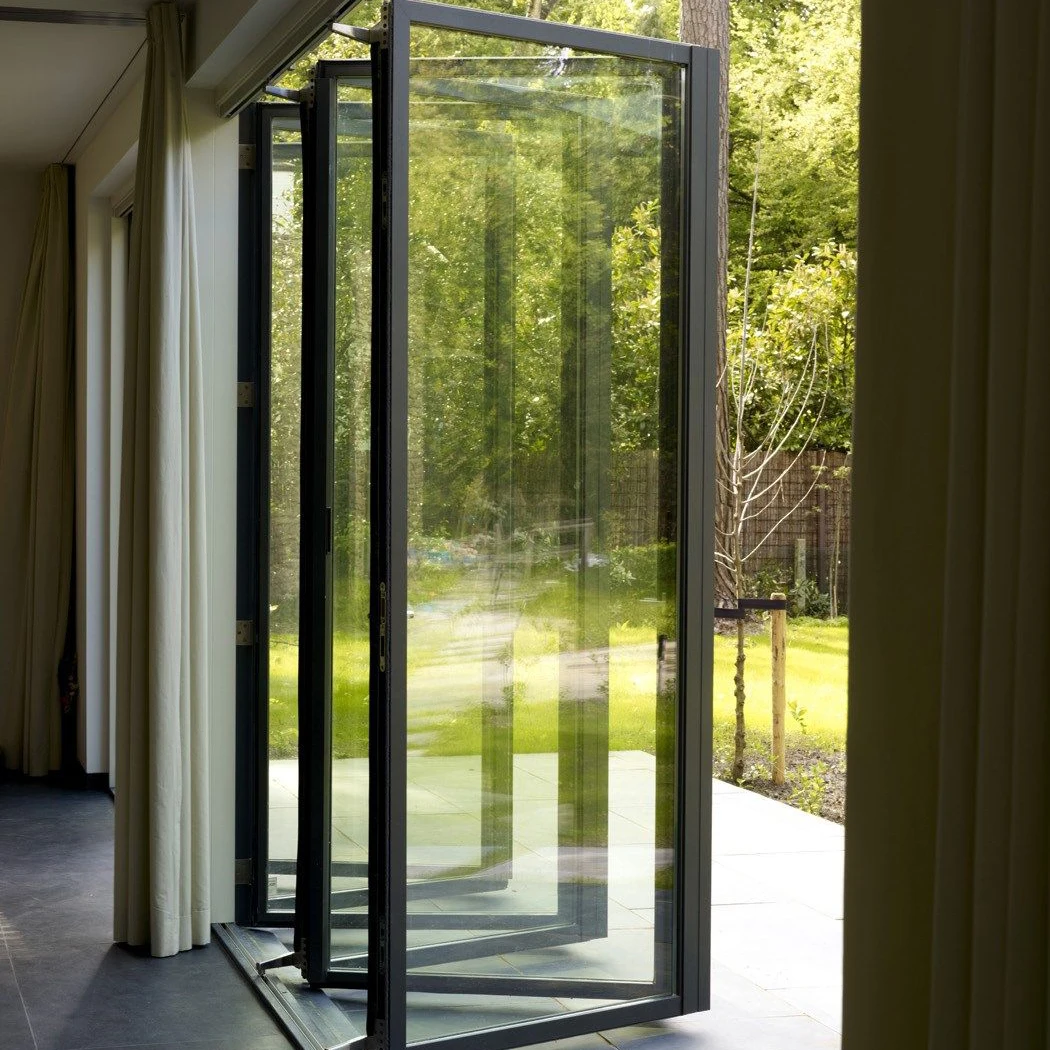 

D-TOP modern interior sliding folding glass doors puertas interiores folding door patio aluminum glass modern doors for house