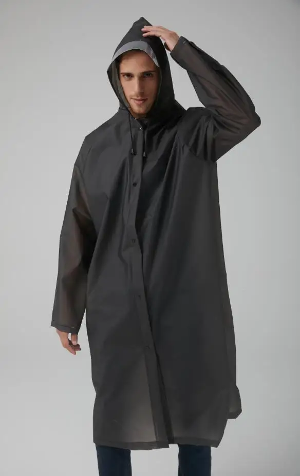 Rain Coat Reusable Raincoat - EVA Rain Poncho for Women and Men 2 Pack 