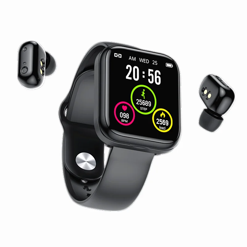 

x5 heart rates smart bracelet music control smart watch with earphone 2021