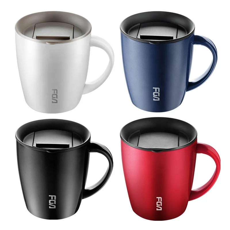 Insulated Wine Cup Logo Custom Stainless Steel Thermos Wine Mug with lid
