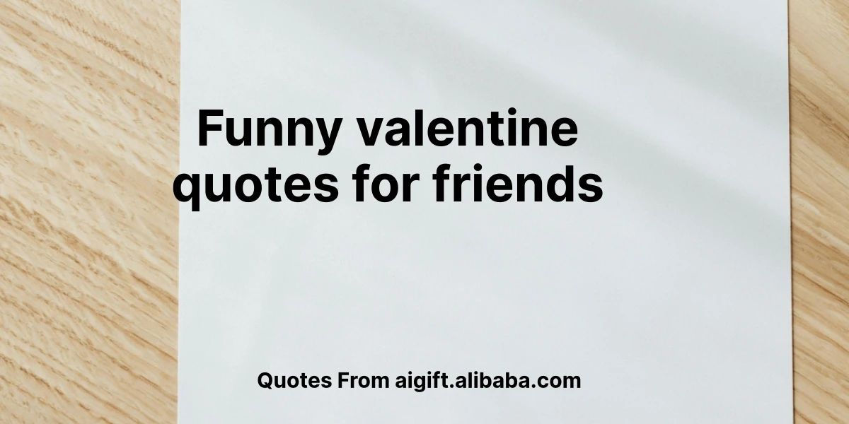 funny valentine quotes for friends