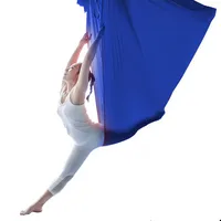

16.4FT Air Aerial Yoga Hammock - Premium Nylon Silk for Yoga, Inversion Exercises, Improved Flexibility with Install hardware