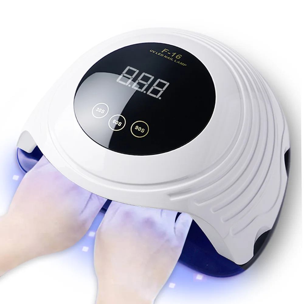 

ZY0256B 168W quick drying nail dryer Infrared automatic induction UV LED Nail Lamp of nail tool, White