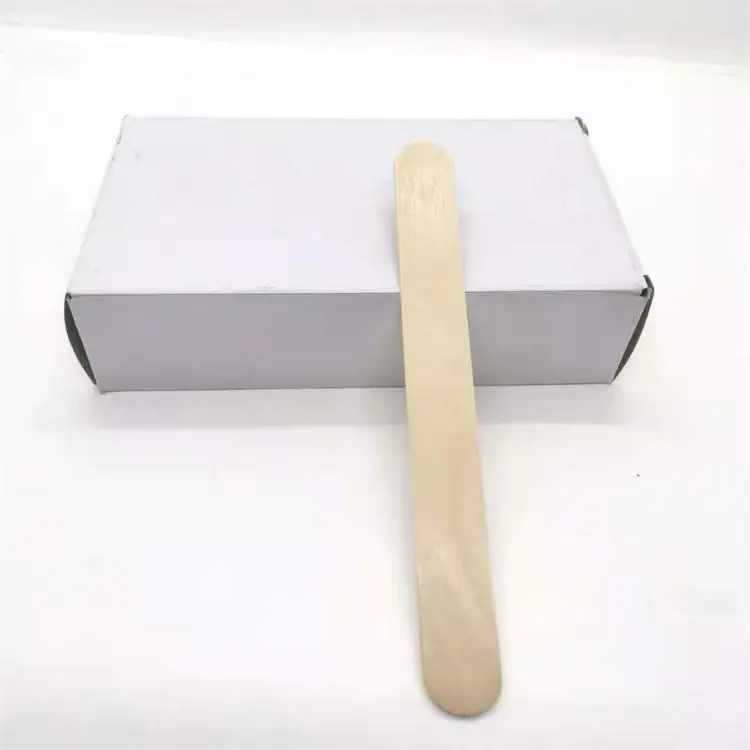 

150mm wax applicator spatulas disposable depressor beauty hair wax wood stick