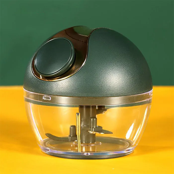 

Kitchen Accessories Stainless Steel Blade manual food chopper, Custom color