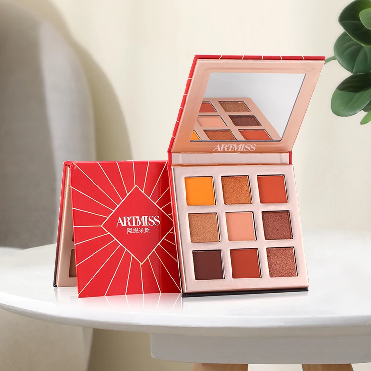 

Artmiss Oem Eye Shadow Palette Makeup Cosmetic Clear Eye Shadow, 9 colors