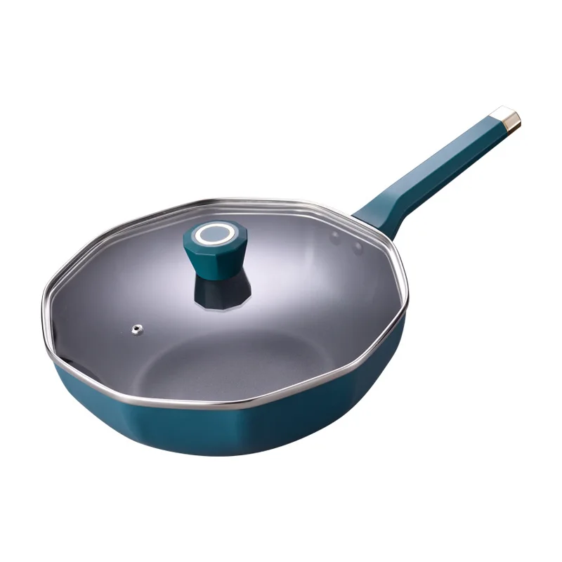 

Promotional various durable using aluminium alloy green wholesale cookware