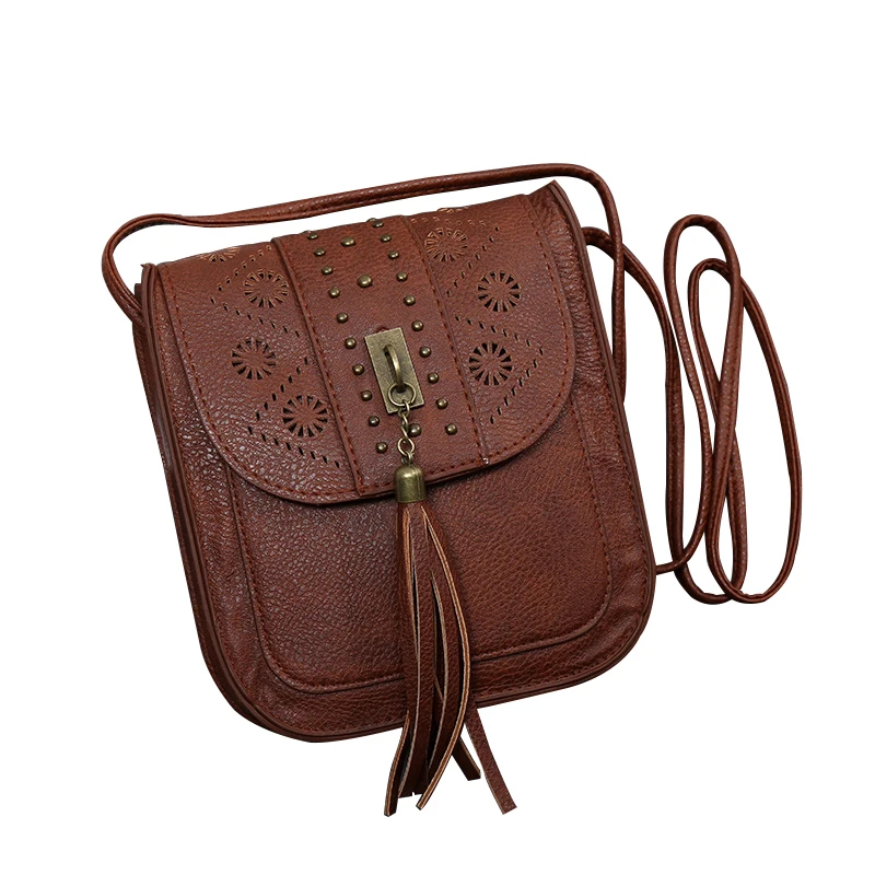 

Twinkle Factory Tassel Hollow Shoulder Fashion Small Square Bag