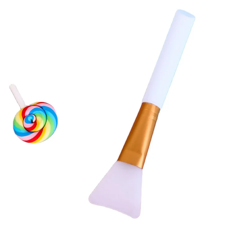 

silicone skin care beauty makeup brush DIY facial mask brush tool, facial cleaning makeup brush, Pink