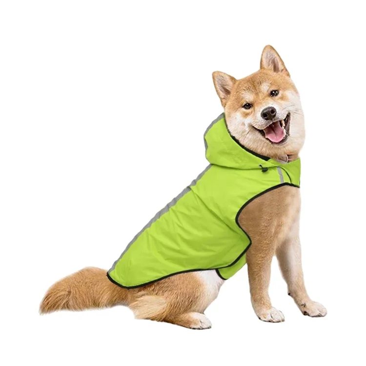 

ZUJA Factory Dog Clothes Pets Safety Vest Reflective Dog Jacket, Fluorescent orange
