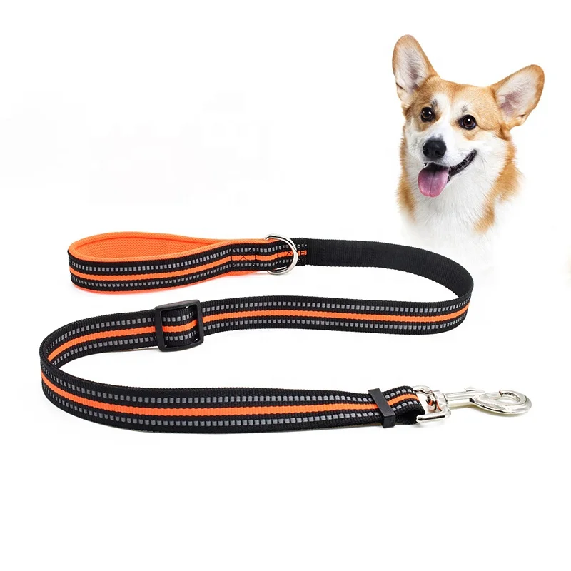 

Wholesale Reflective Nylon Breathable Training Mesh Paddings Safety Dog Leashes, Picture show or custom color