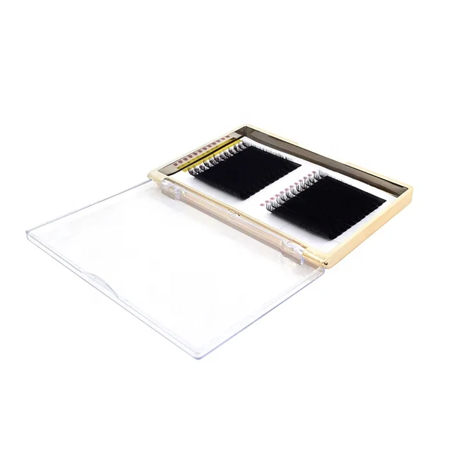 
Book Free Sample Customer Private Label Trays Auto Fan Blooming Eyelashes Extensions Cheap Mink Lashes Extension 