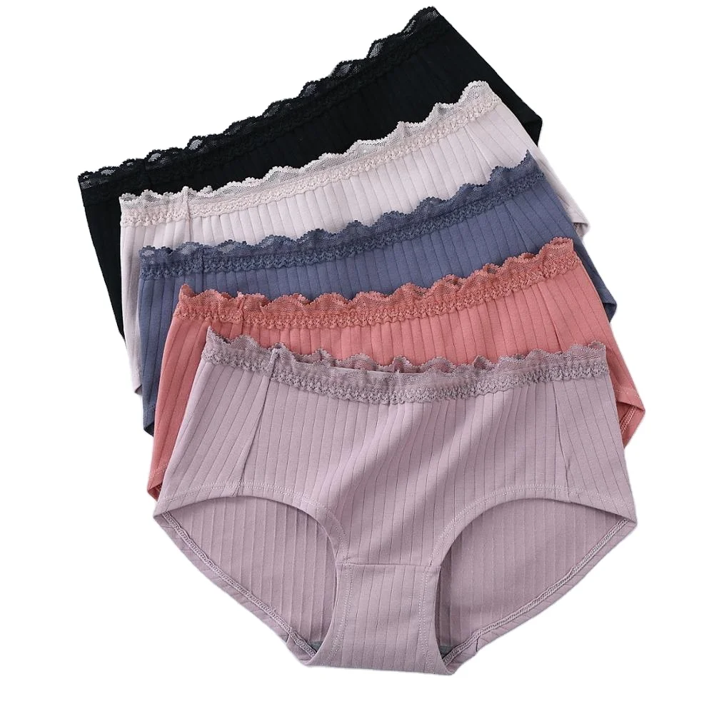 

New Design Factory Wholesale Seamless Cotton Lace Womens Panties