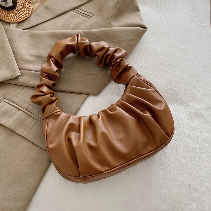 

Women's pleated cloud bag small purses handbags 2022 fashion underarm handbag female shoulder armpit bags, Pictures showed