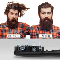 

The New Hot Electric Ionic Heated Beard Straightener Brush Comb for Men