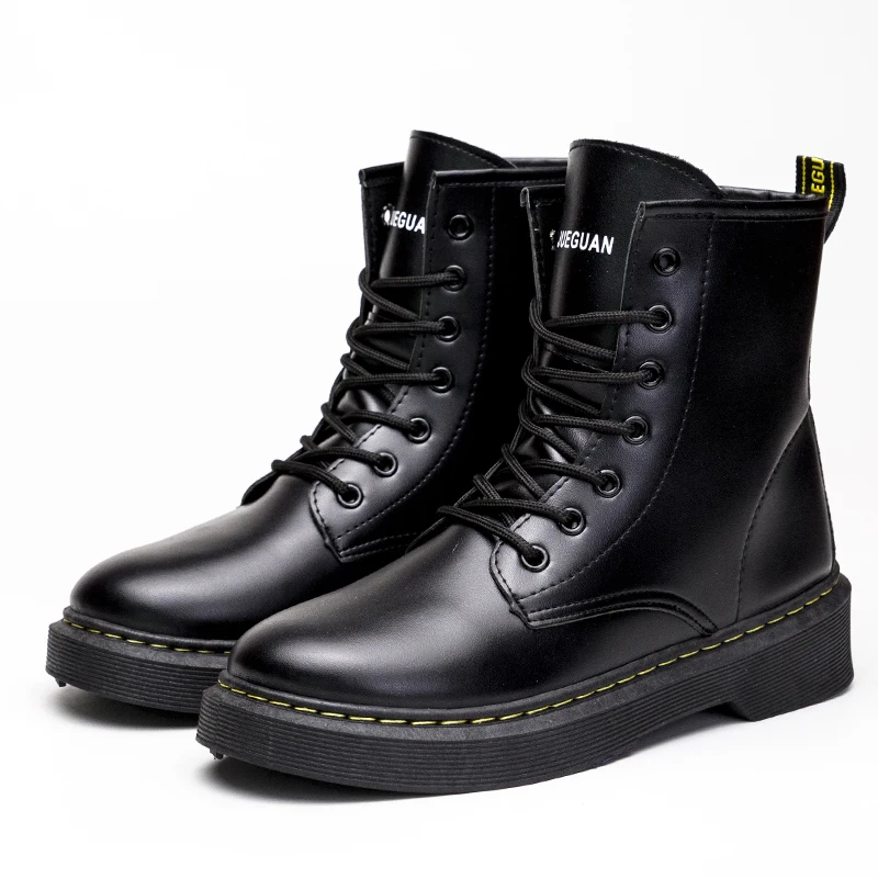 

2021 New Style Fashion Winter Female Black Pu Long Boots