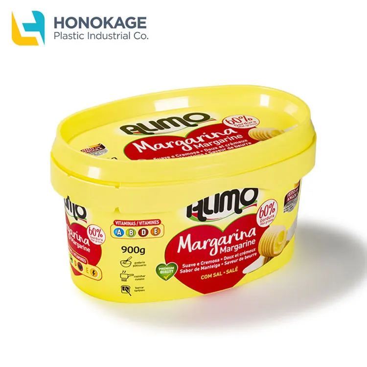 Iml Alimo Oval Plastic Container Frozen Food Packaging Margarine Butter ...