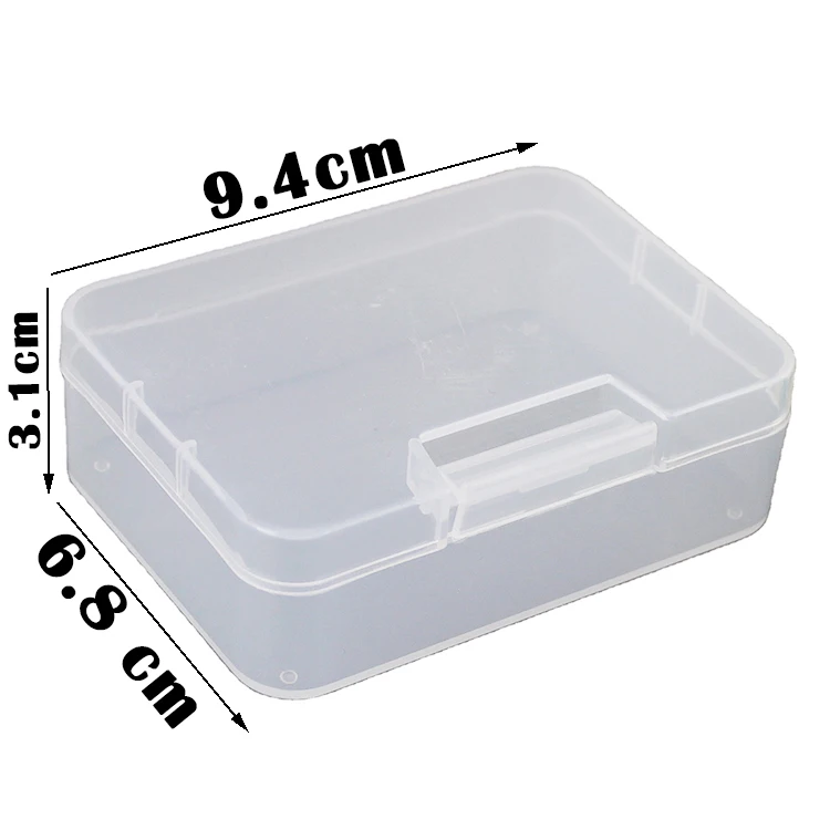 

Screw Case Beads Container New Clear Lidded Small Plastic Box for Trifles Parts Manicure Tools Storage Box