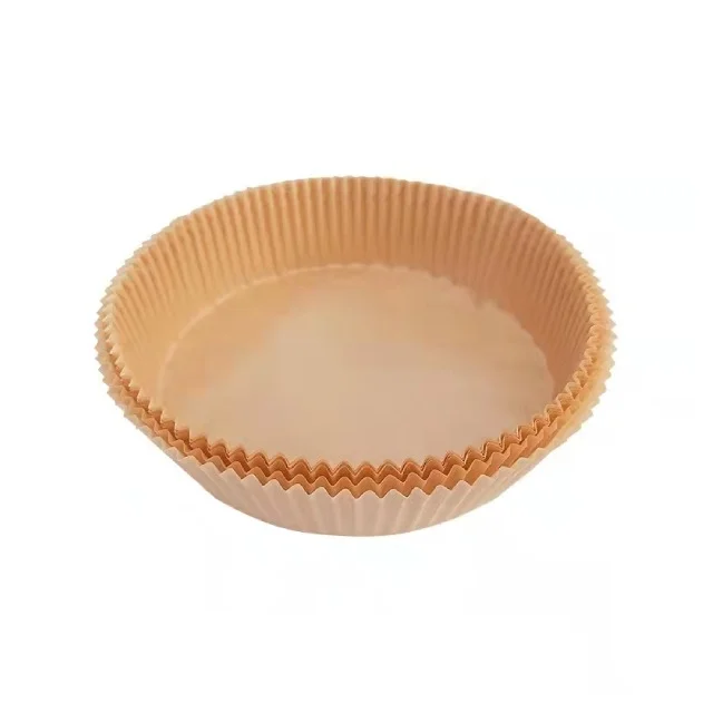 

Factory Wholesale White Brown Oven Paper BBQ disposable 50pcs/box air fryer liners air fryer paper