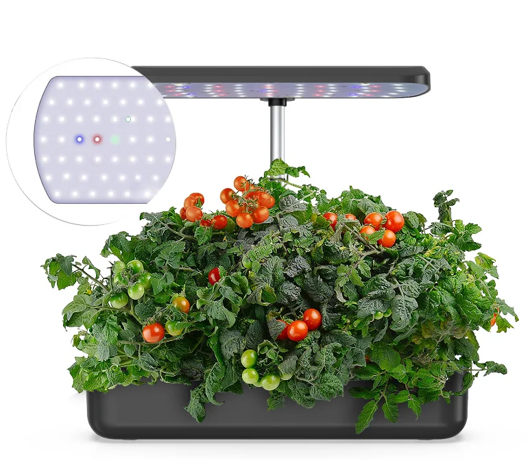 

Hydroponics Growing System, Indoor Herb Garden Starter Kit with LED Grow Light,