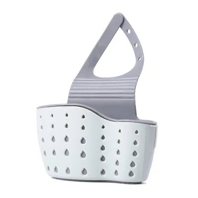 

Kitchen Supplies Sink Drain Hanging Bag Small Shelf Sponge Sink Storage Rack Hanging Basket Rag Drain Rack