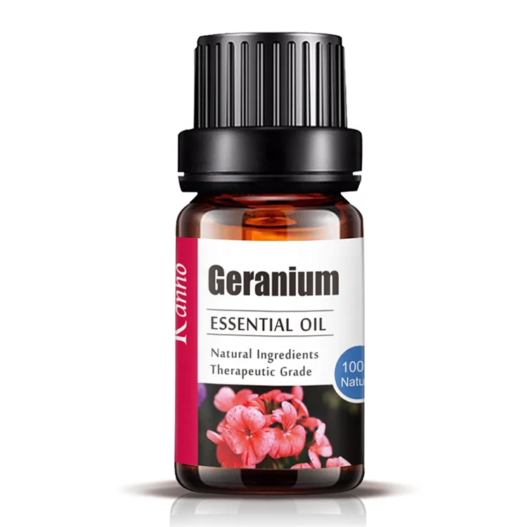 

Wholesale Bulk Geranium Aromatherapy Oil Therapeutic Grade Body Massage Essential Oils for Skin Care