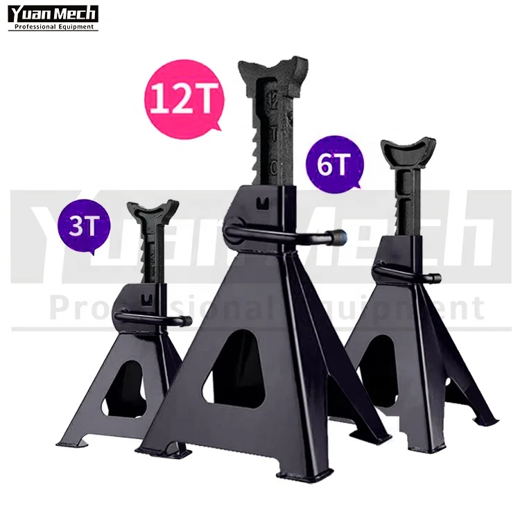 

Wholesale with manufacturer price customized color Heavy Duty Strong 3/6/12 Ton Garage Jack Stands set