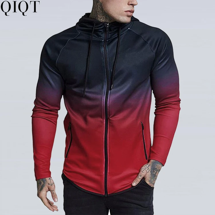 

Amazon 2021 Autumn Sports Long Sleeve Cargo Duffle Men Customized Sport Jackets Mens Custom Men'S Jackets