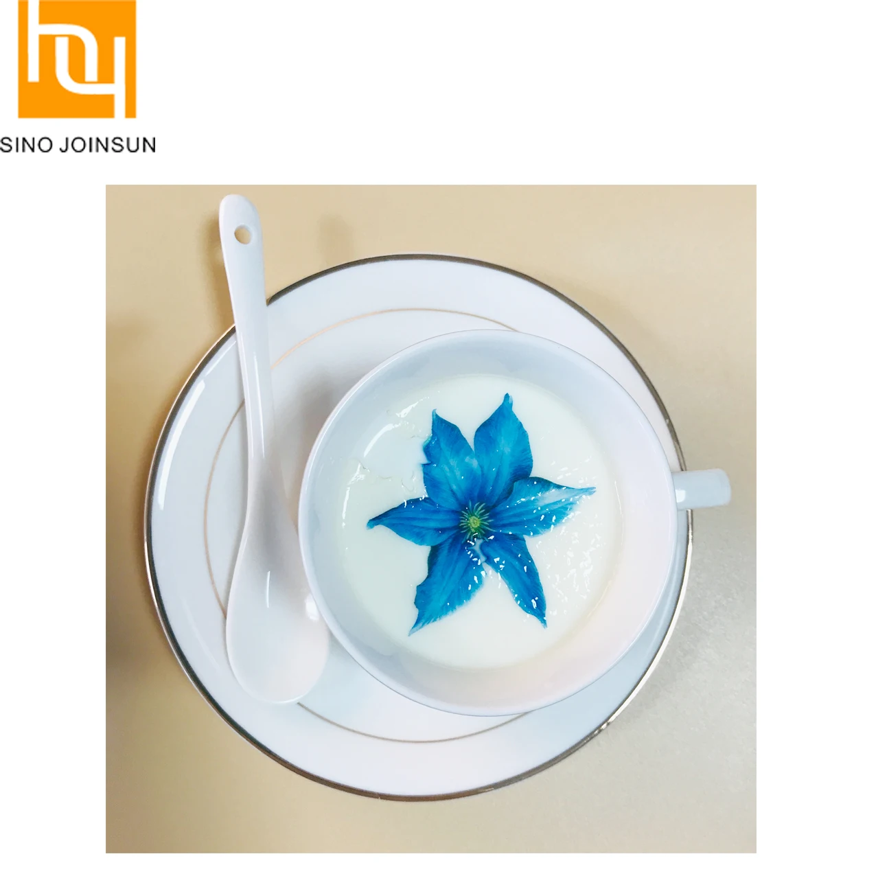 

photo grade high quality printing edible sticker toppers for drink