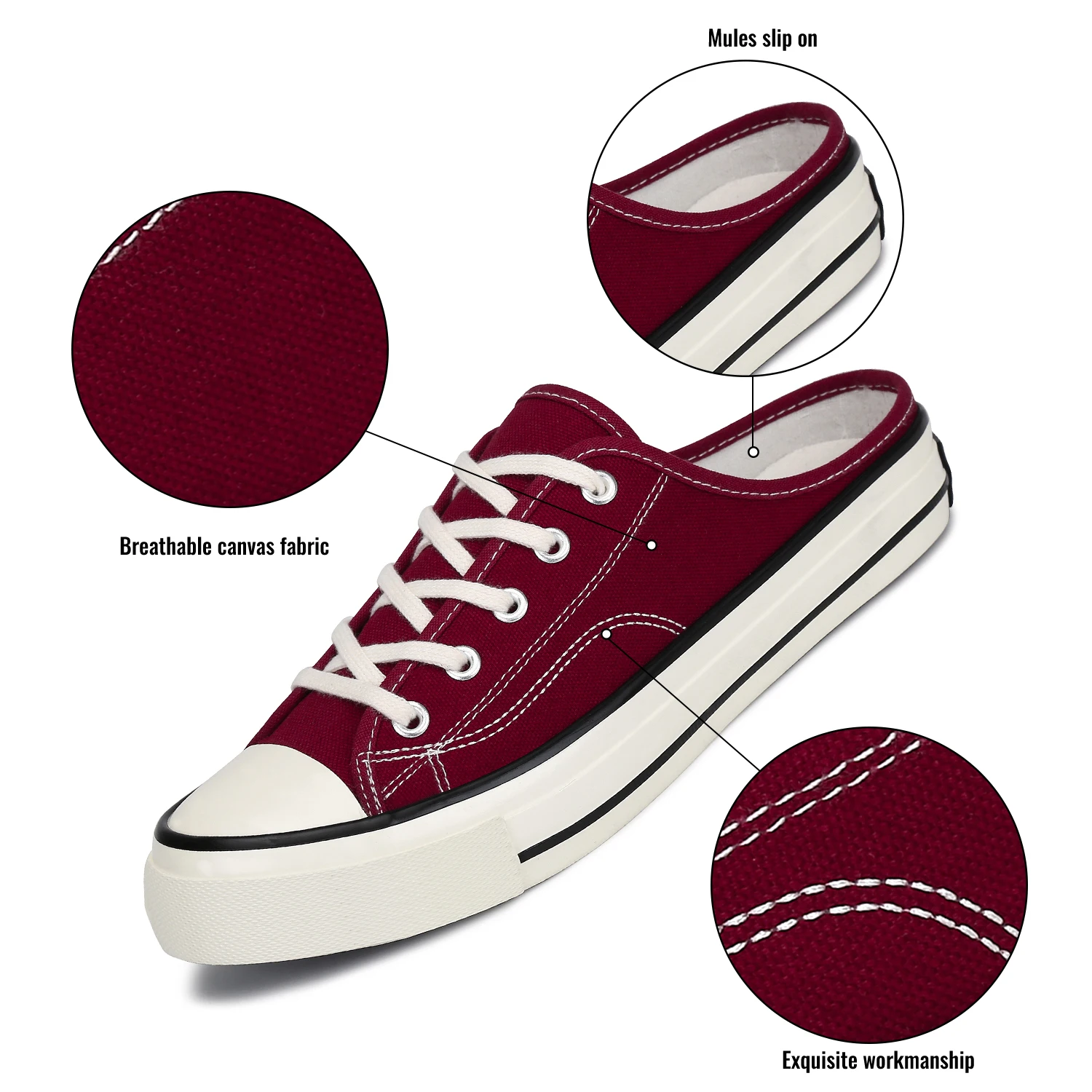 

Womens Casual Shoes Slip On Canvas Spring Summer Fashion Girls Sports Canvas Shoes, 6 colors
