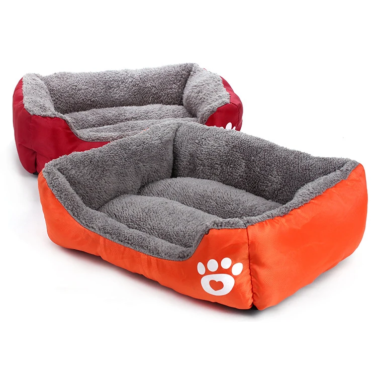 

Soft Warm Waterproof Wholesale Luxury Pet Dog Bed, Red,gray,green,orange,purple,blue,or custom made