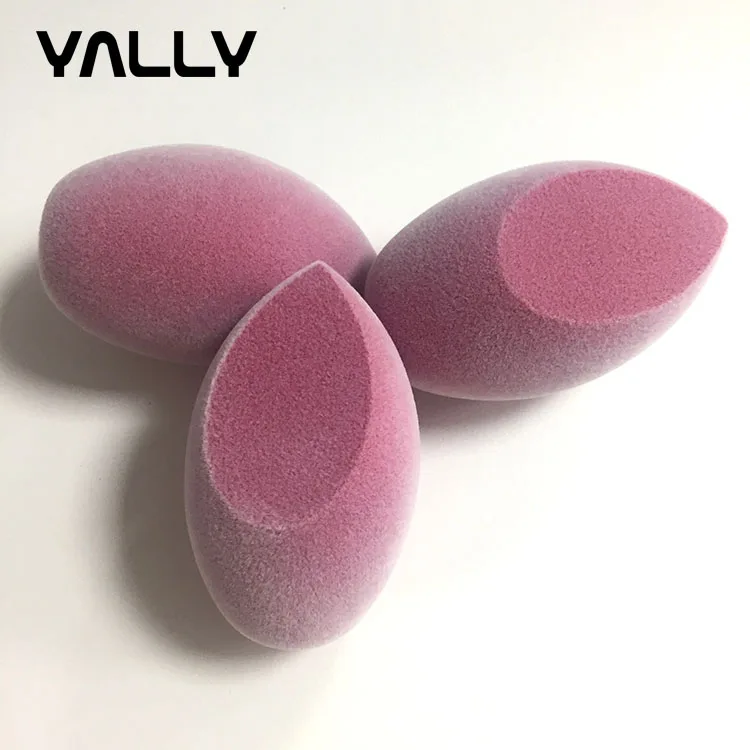 
oem customize hydrophilic polyurethane latex free beauty microfiber face sponge blender for makeup no wastage 